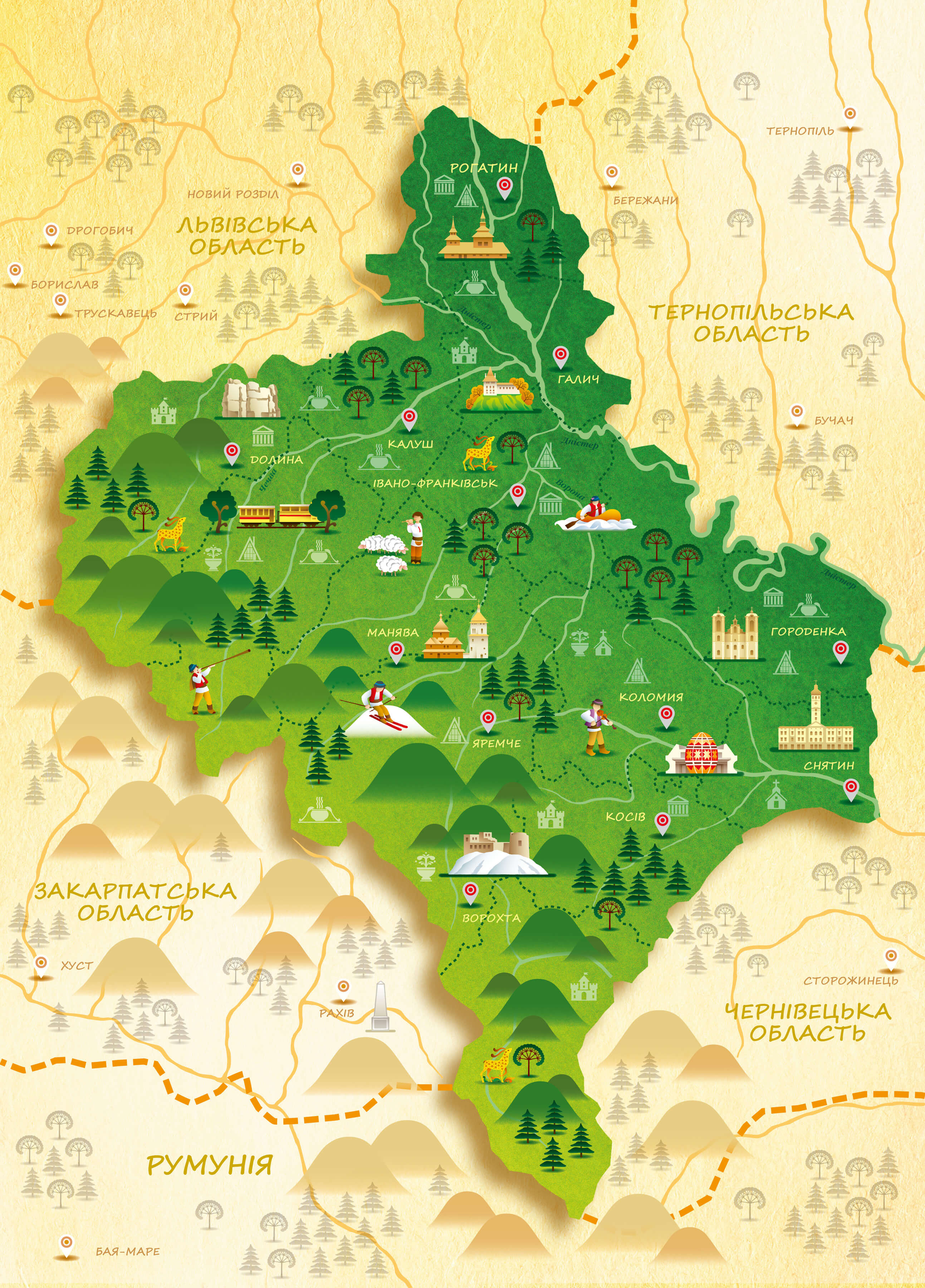 Discover Ivano-Frankivsk region